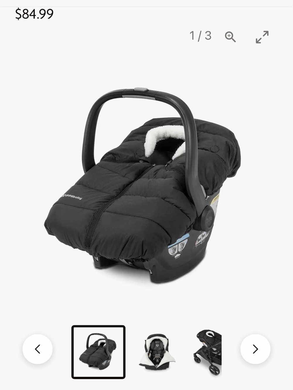 Uppababy cozy ganoosh for Mesa